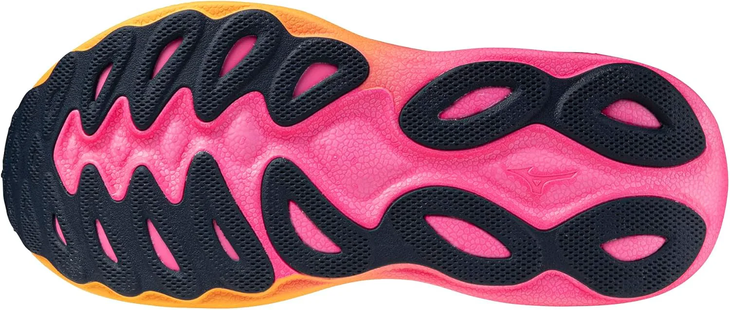 Кроссовки для бега Mizuno Unisex-Adult Wave Sky 9 Hanabi, белый/оранжевый — фото 2