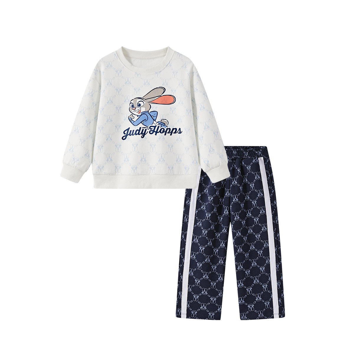 

Детская повседневная спортивная одежда, воротник-стойка, умеренный Disney, темно-синий