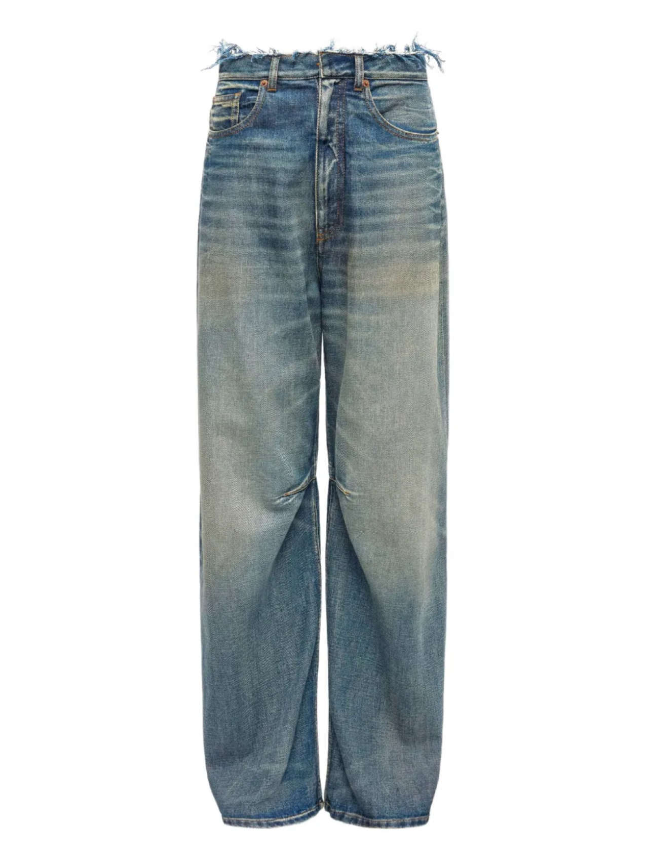 

MM6 Maison Margiela широкие джинсы, синий