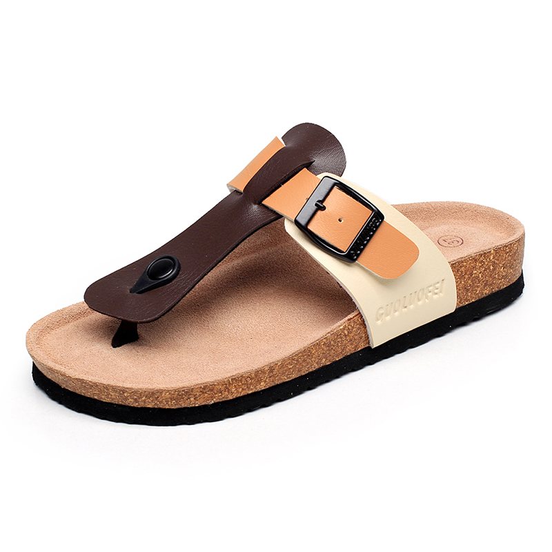 

Golofi Кроссовки с пробковой подошвой противоскользящие унисекс бежево-коричневые верблюжьи, цвет Beige Brown Camel 115