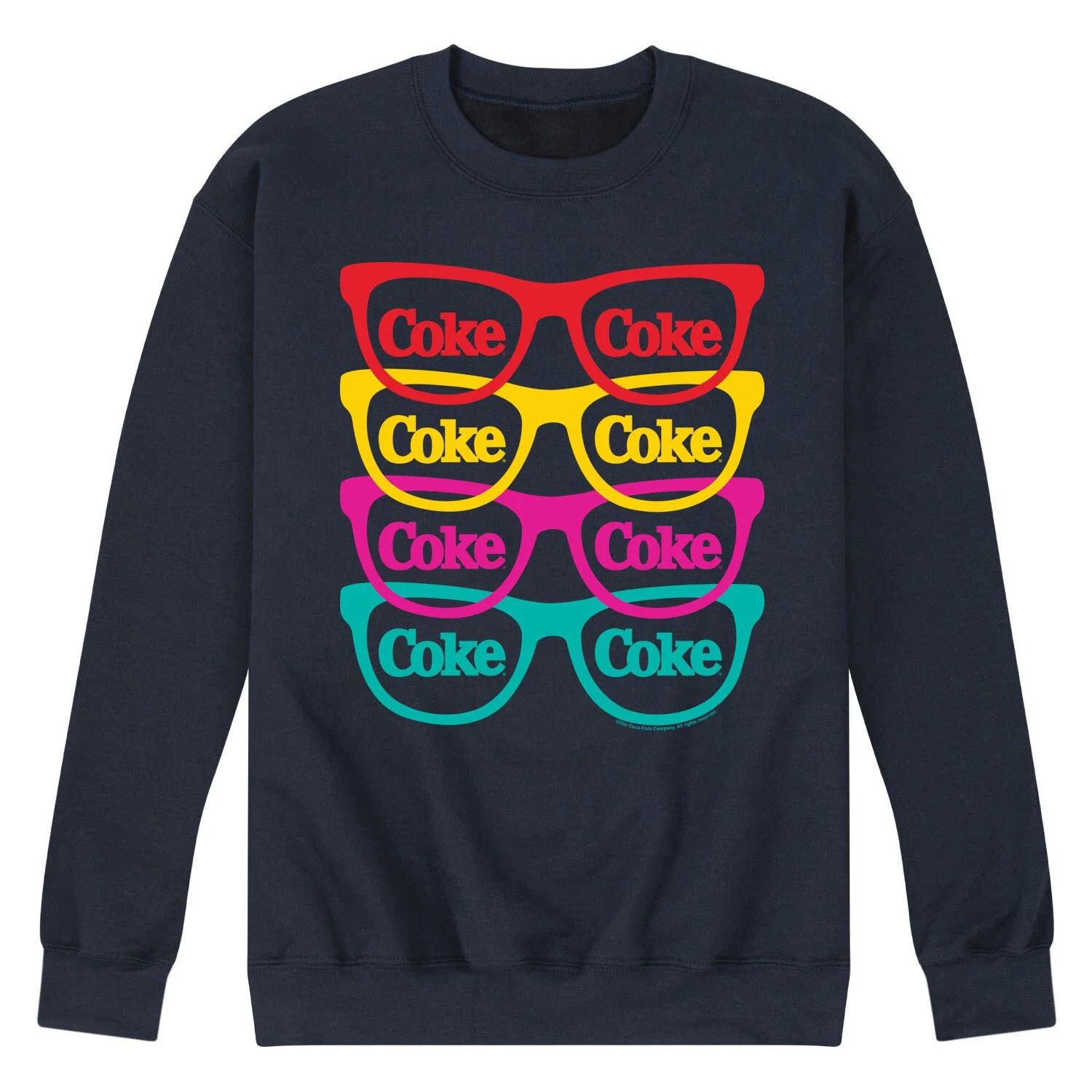 

Мужской свитшот с рисунком CocaCola Sunglasses Licensed Character