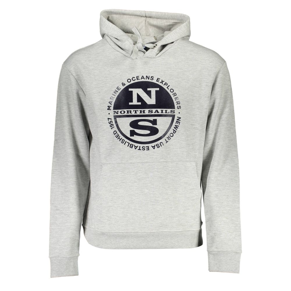 

Серый хлопковый свитер North Sails