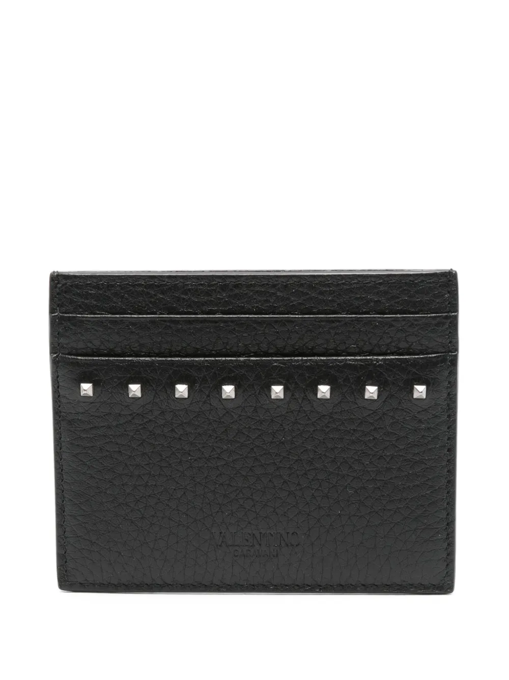 

Кожаный картхолдер Rockstud VALENTINO GARAVANI, черный