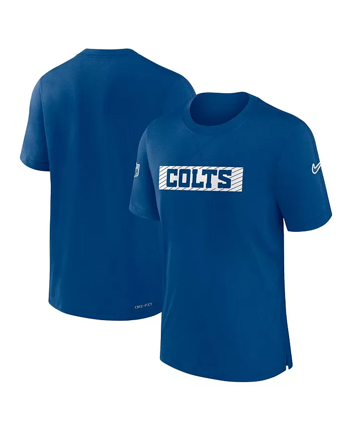 

Мужская футболка для игроков Royal Indianapolis Colts Sideline Player Performance Nike