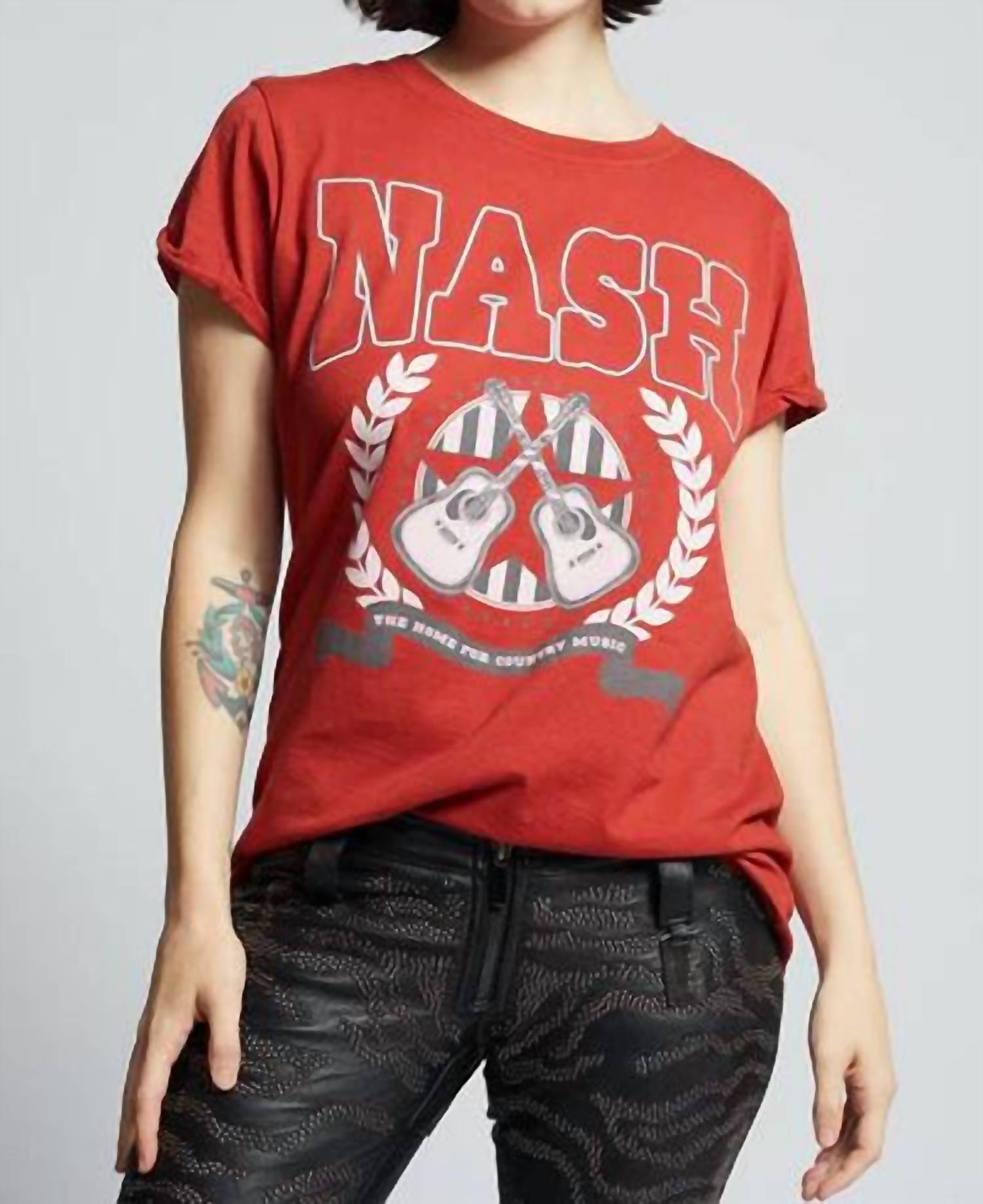 

Футболка Nash Country Music в цвете Chili Pepper Recycled Karma