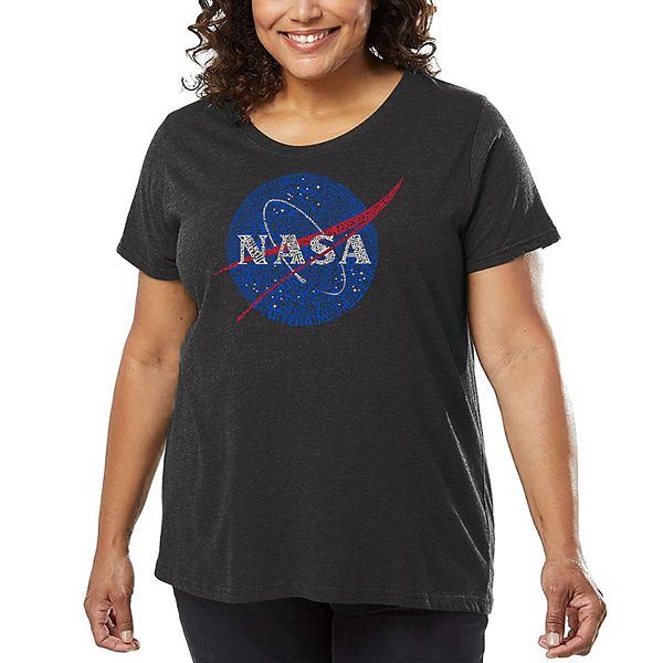 

Футболка с принтом для женщин plus size - NASA's most notable missions La Pop Art, Grey, Серый, Футболка с принтом для женщин plus size - NASA's most notable missions La Pop Art, Grey