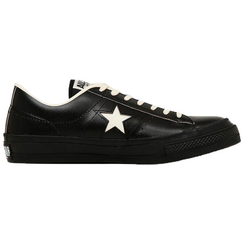 Converse Скейтбордные кроссовки ONE STAR J, унисекс, черный с белым — фото 4