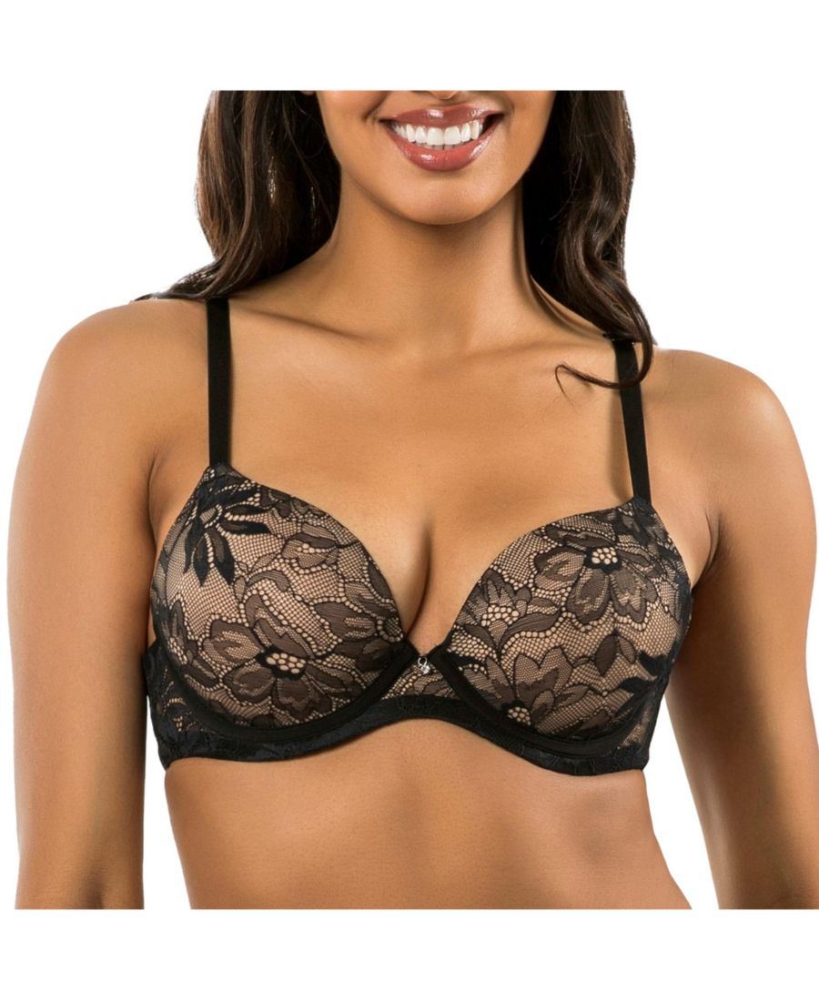 

Женский кружевной бюстгальтер Luxlacy, черный, размер 40H PARFAIT, Black