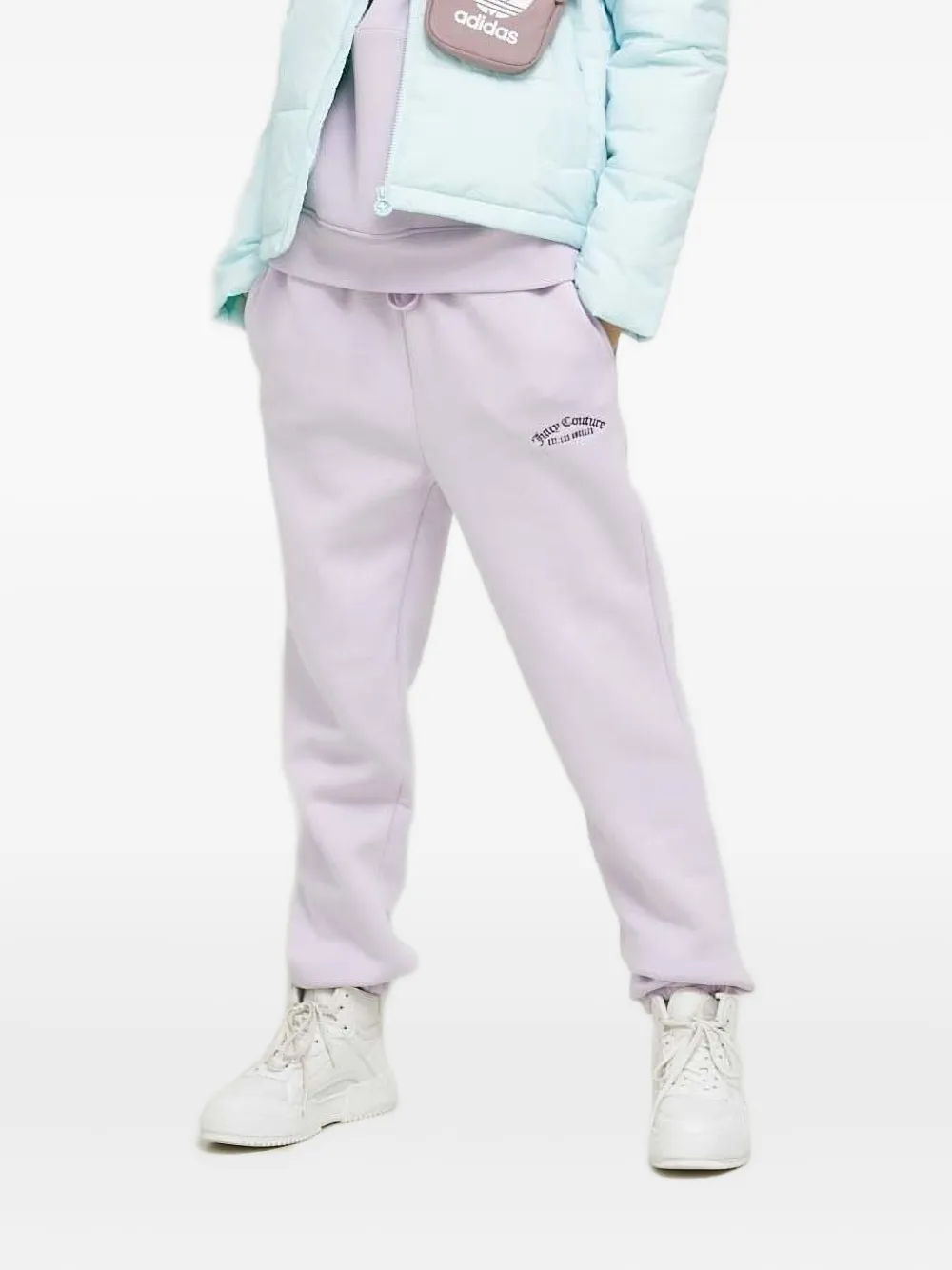 

Спортивные брюки с вышитым логотипом Juicy Couture, фиолетовый