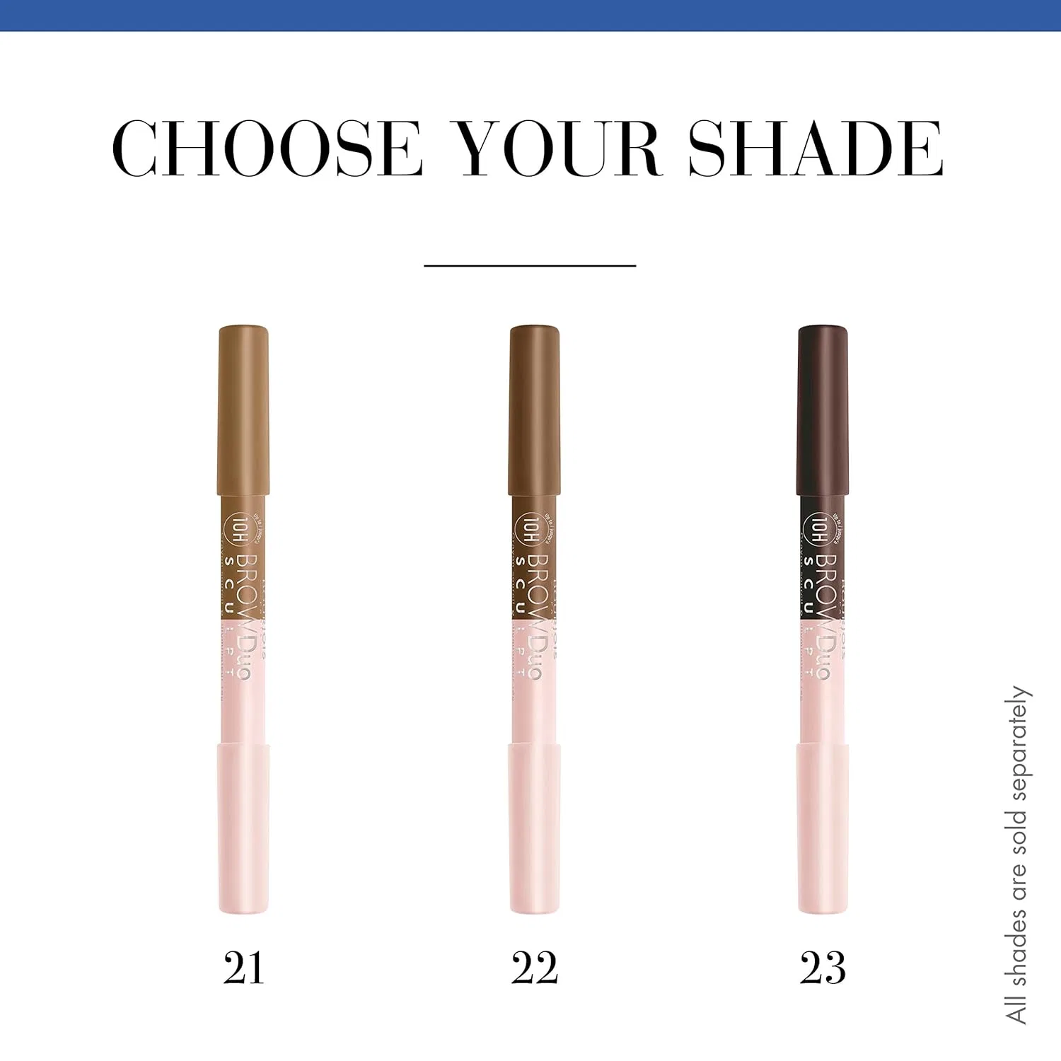 Карандаш для бровей «Brow Duo Sculpt Eye Pencil 022 Chestnut» 2.7 г от Bourjois Bourjois — фото 3
