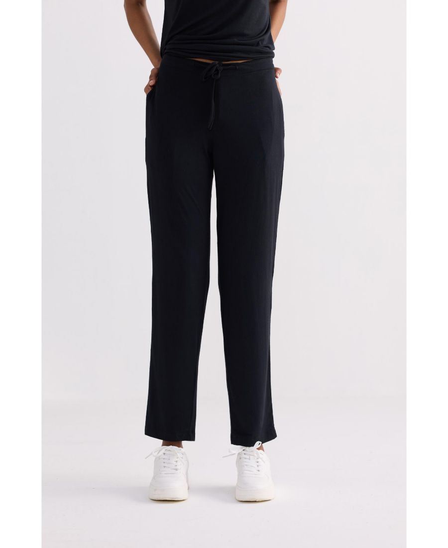 

Женские широкие брюки черного цвета Reistor, Black