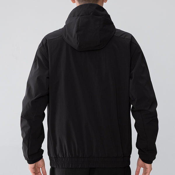 Куртка adidas Cargo Athleisure Casual Sports Hooded Jacket Black, черный — фото 3