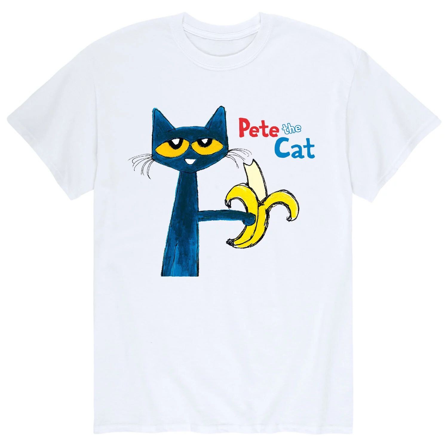 

Мужская футболка Pete The Cat Pete And Banana Licensed Character