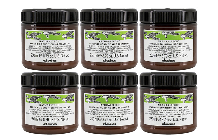 Кондиционер для волос Davines NaturalTech Renewing Conditioning Treatment, 250 мл*6
