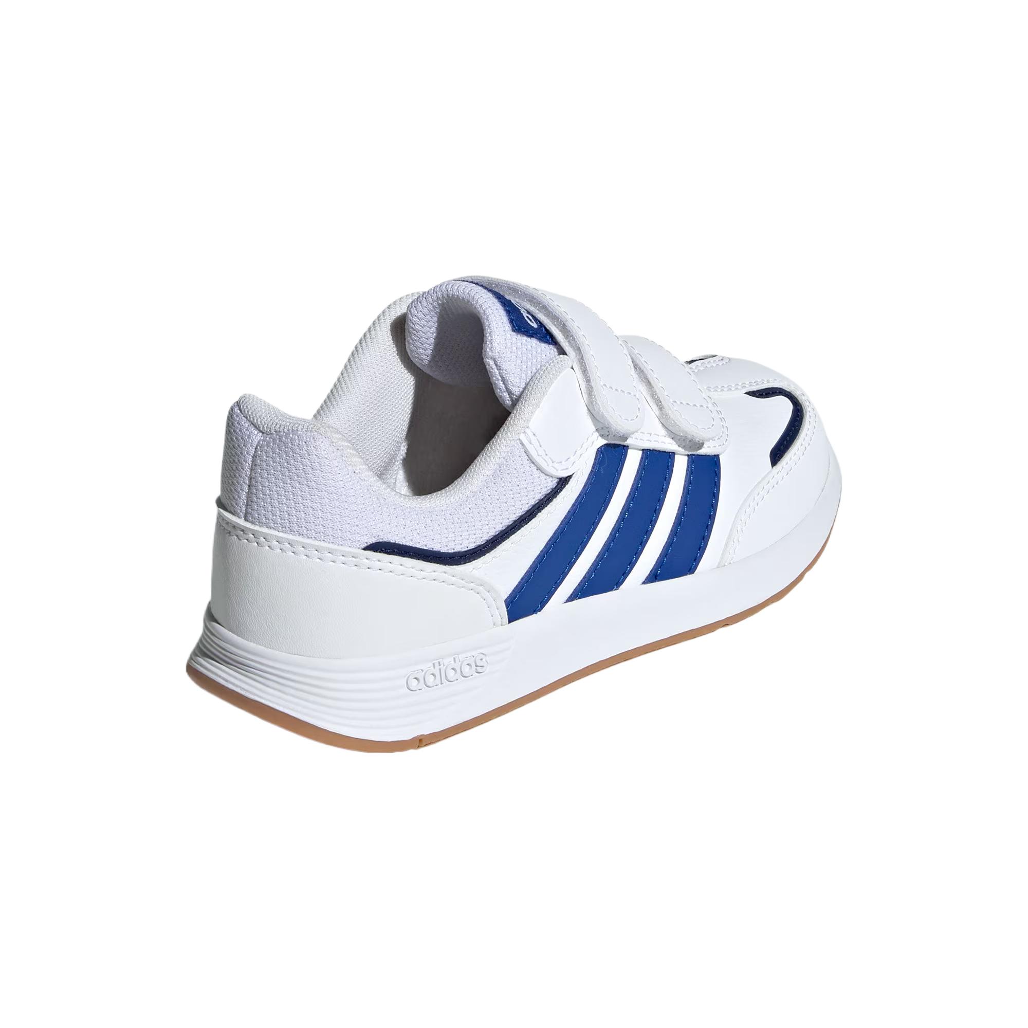 TENSAUR износостойкие низкие детские кроссовки для повседневной жизни Adidas, белый/синий — фото 4