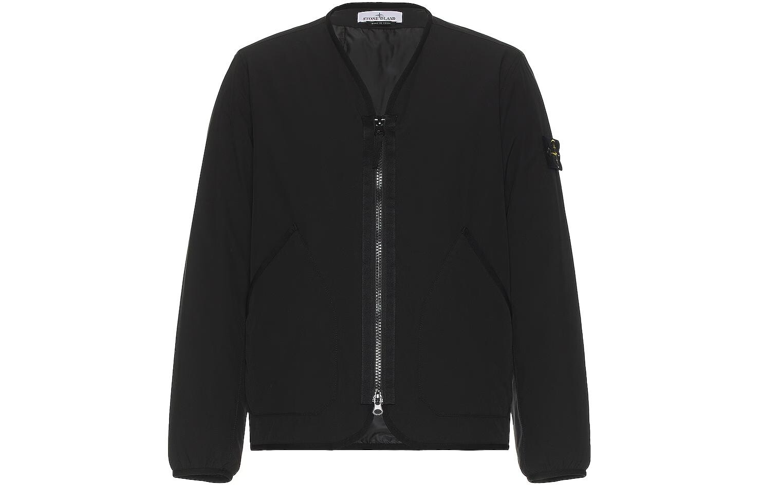 

Куртка Stone Island Men с логотипом на рукаве, черный