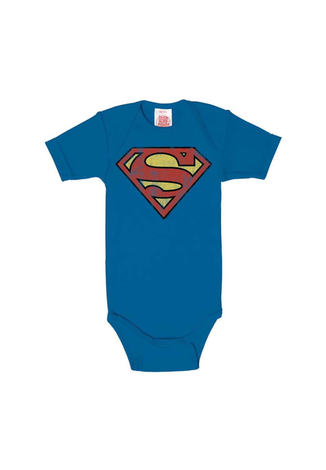 

Детское боди DC - Супермен - Логотип LOGOSHIRT, цвет Azure Blue