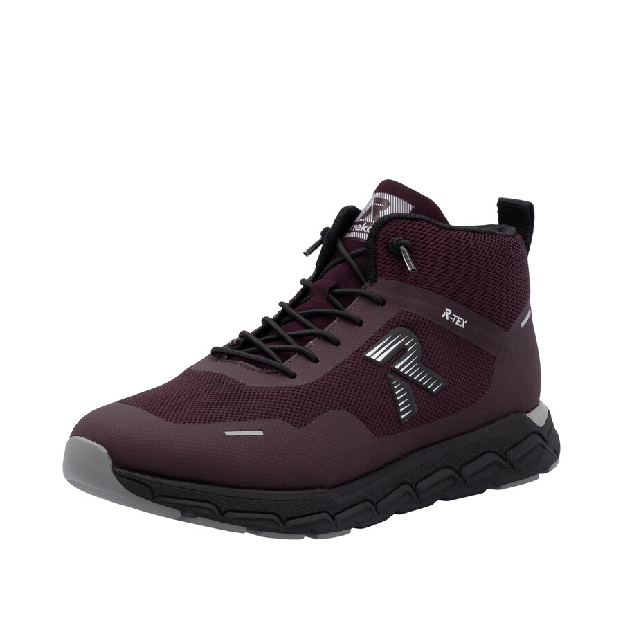 Высокие кроссовки Rieker, Carmine red/Dark red