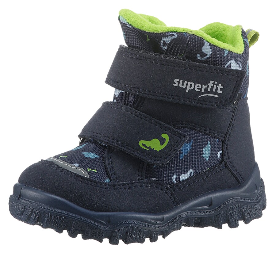 

Зимние ботинки SUPERFIT Husky 1, темно-синий/светло-синий