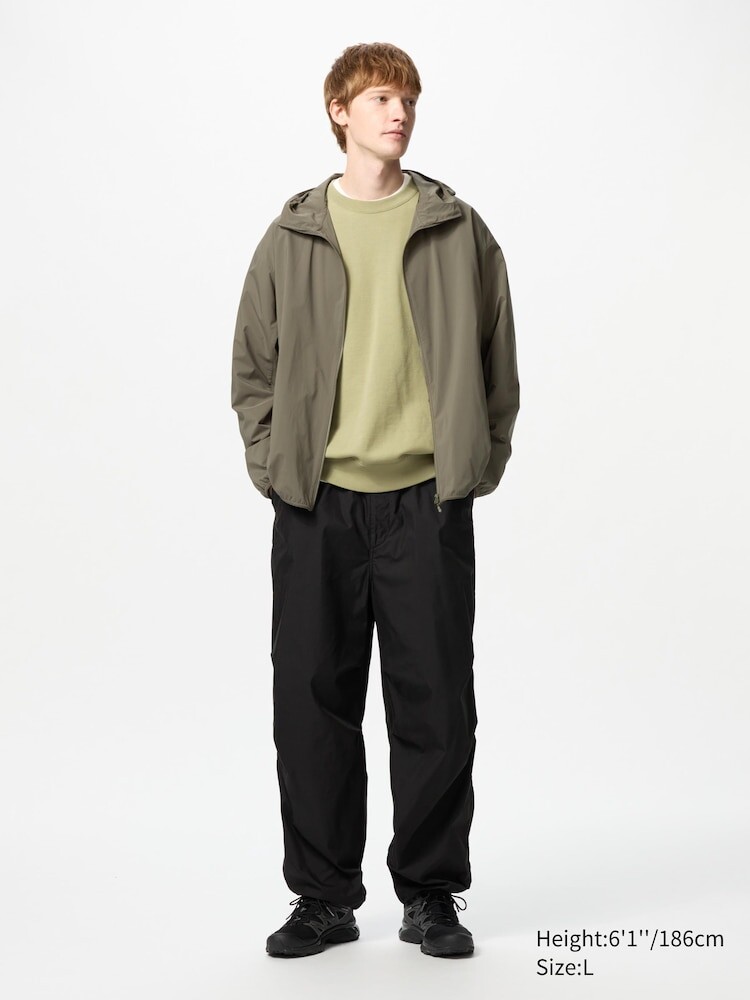 Парка с защитой от ультрафиолета Uniqlo, 56 оливковый — фото 3