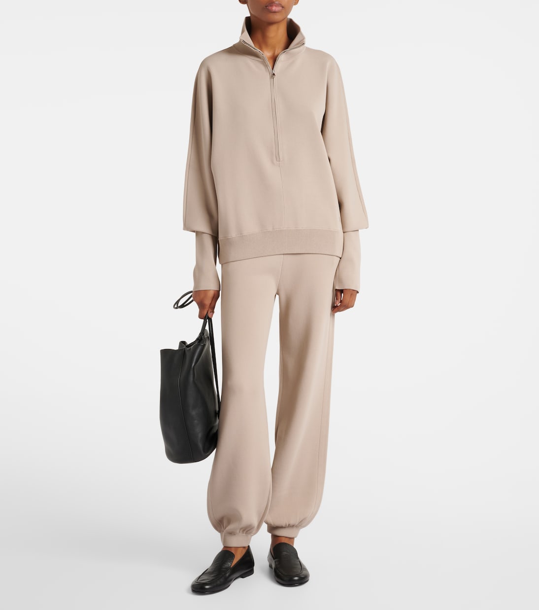 Брюки-широкие штаны из крепа тиррено Max Mara, Cacha — фото 2