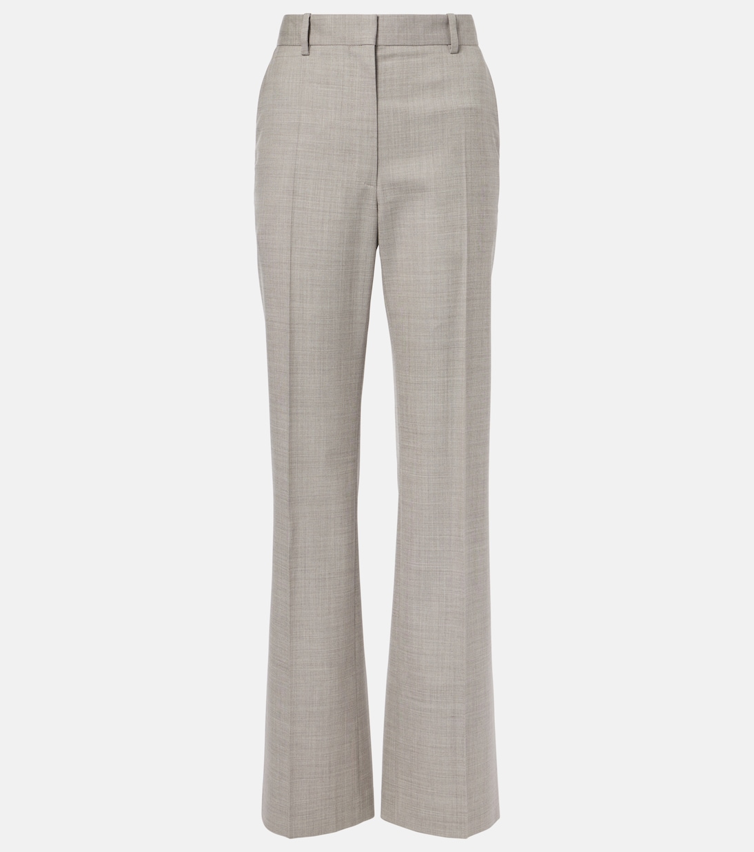 

Прямые брюки из шерсти Дианы The Row, Beige Melange