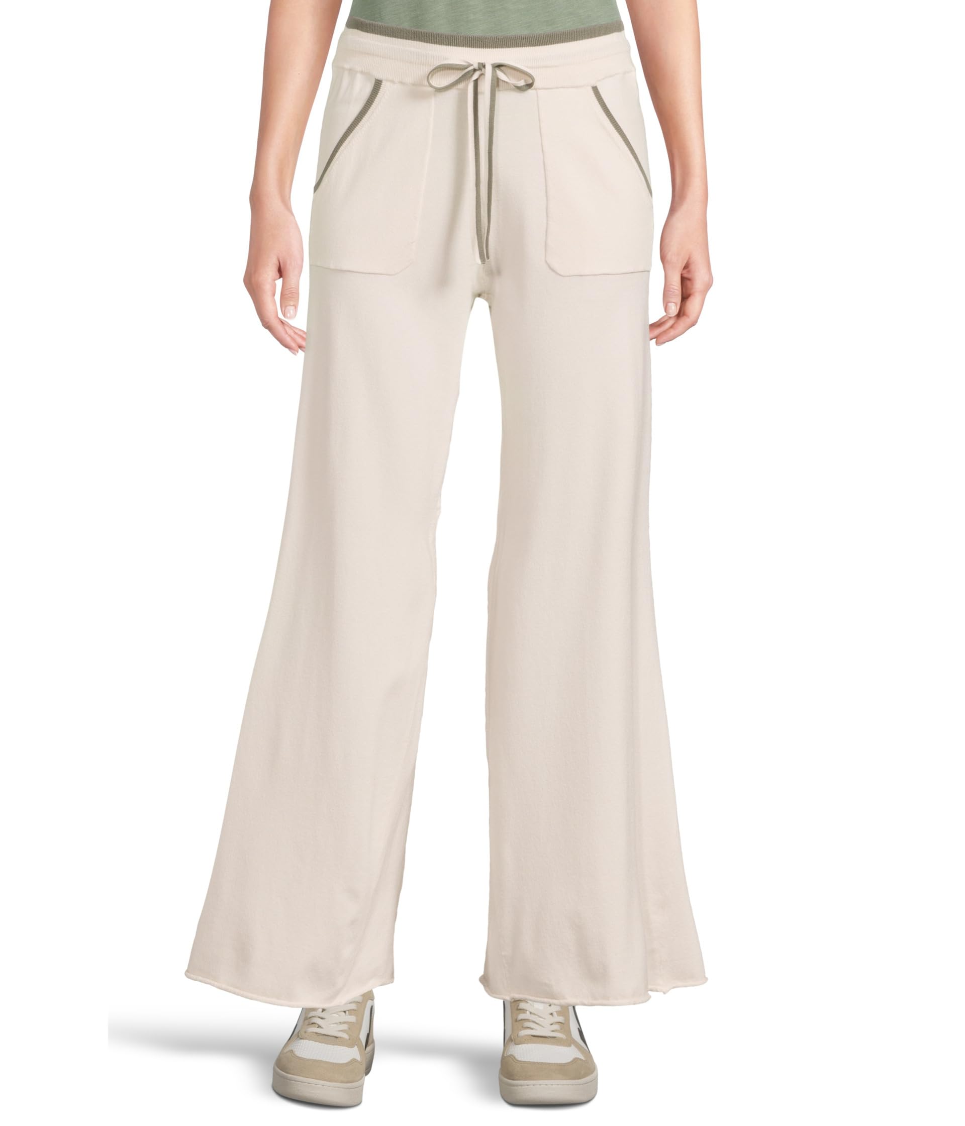 

Брюки Splendid Veronica Crop Wide Leg Pants, Moonstone/Soft Vob