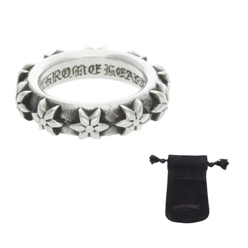 

Кольцо из стерлингового серебра 925 пробы мужское серебряное Chrome Hearts, серебряный