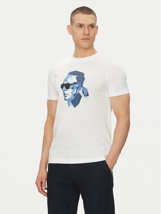 

Футболка обычного кроя 755065 552241 Karl Lagerfeld, белый