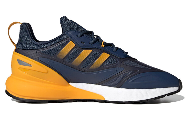 Кроссовки Adidas Originals ZX 2K BOOST 2.0 Lifestyle Unisex, темно-синий/желтый