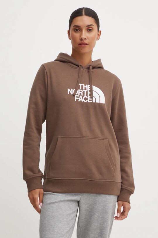 

Пуловер с капюшоном Drew Peak The North Face, коричневый