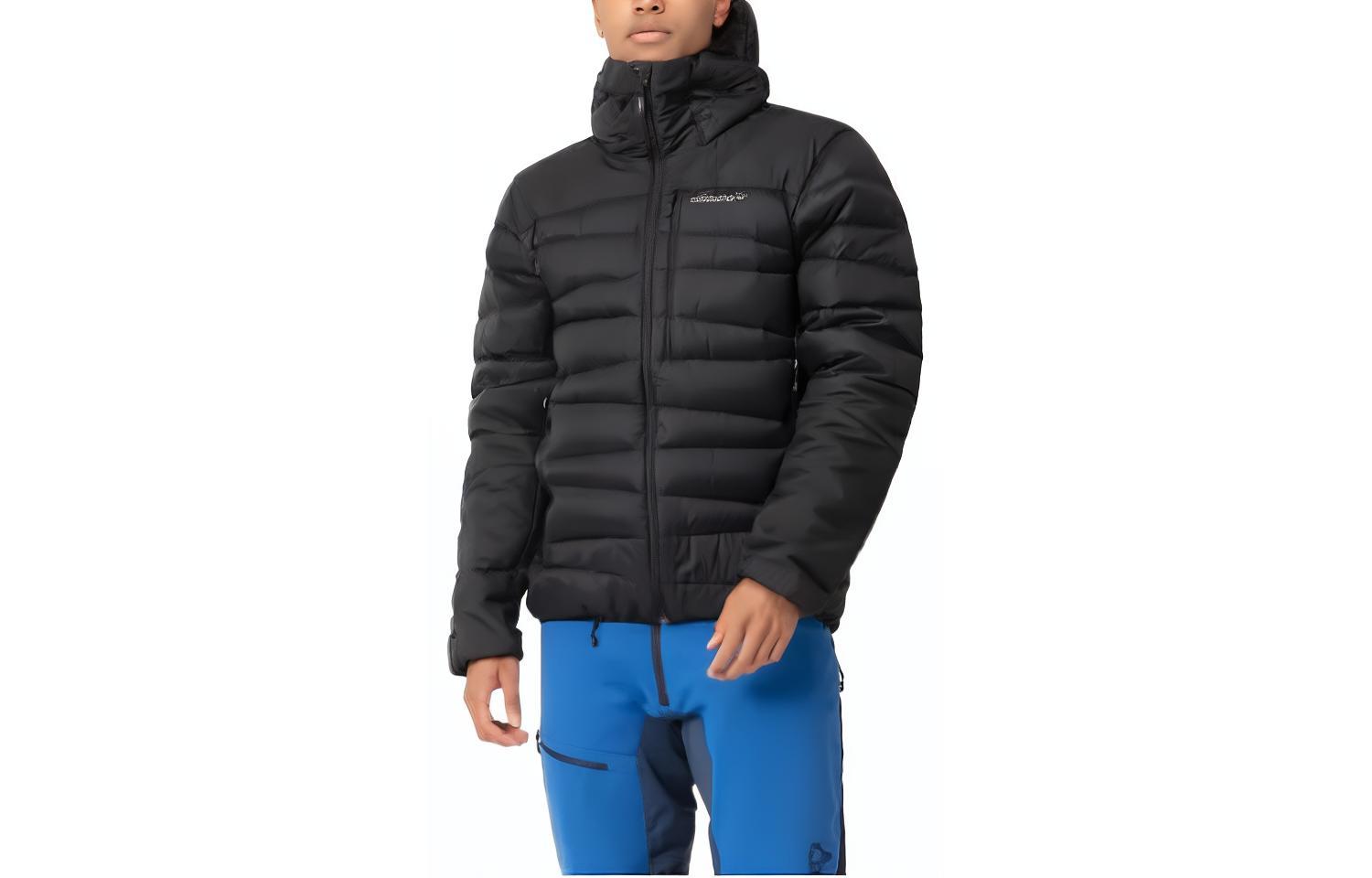 

Пуховики мужские с капюшоном Moderate Others NORRONA, fish seed черный