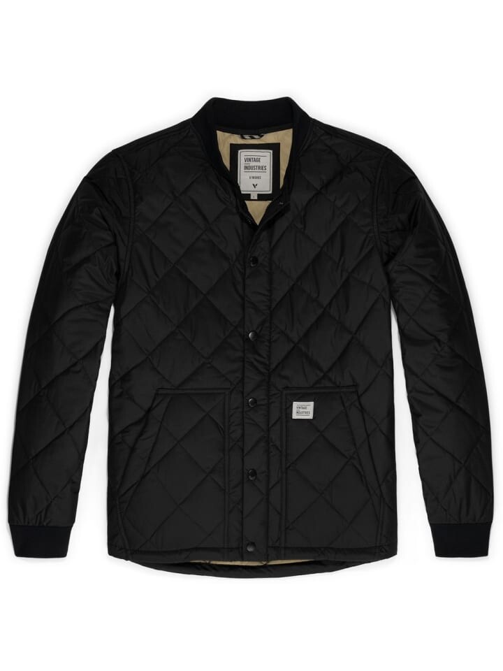

Стеганая куртка Vintage Industries Steppjacke, черный