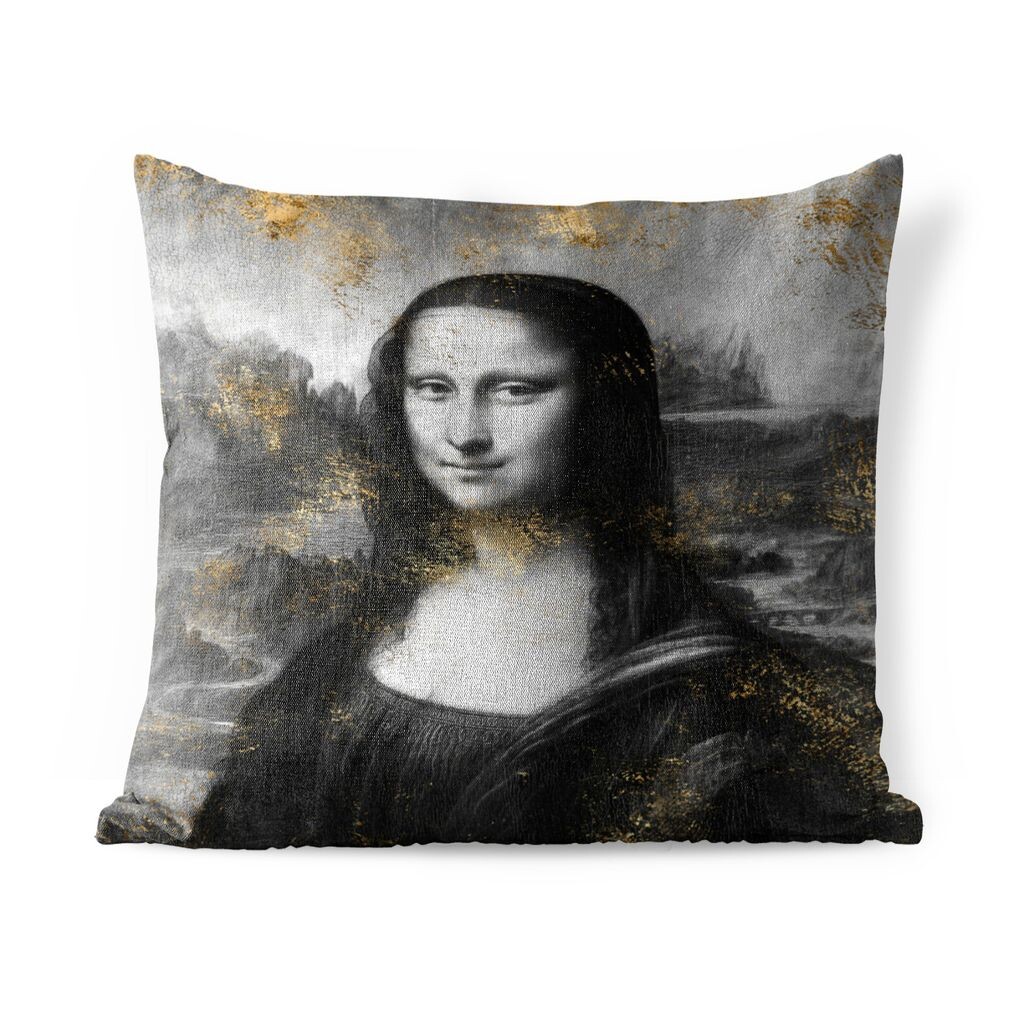

Уличная подушка MuchoWow - Мона Лиза - Леонардо да Винчи - Искусство - 45x45 см - Устойчивость к атмосферным воздействиям - Подушка для отдыха - Чехлы для подушек - Декоративные чехлы для подушек - Декоративные чехлы для подушек, мультиколор