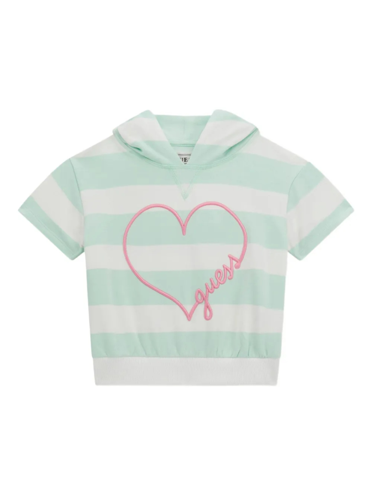 

Футболка из хлопка для детей guess kids, зеленый