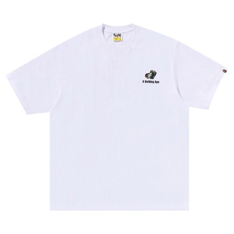 

Футболка BAPE ABC Camo Logo Relaxed Fit Tee, White
