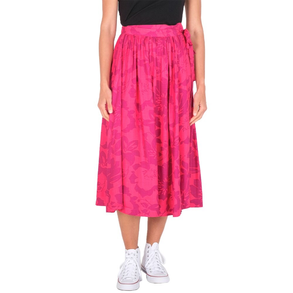 

Юбка Hurley Midi Wrap, розовый