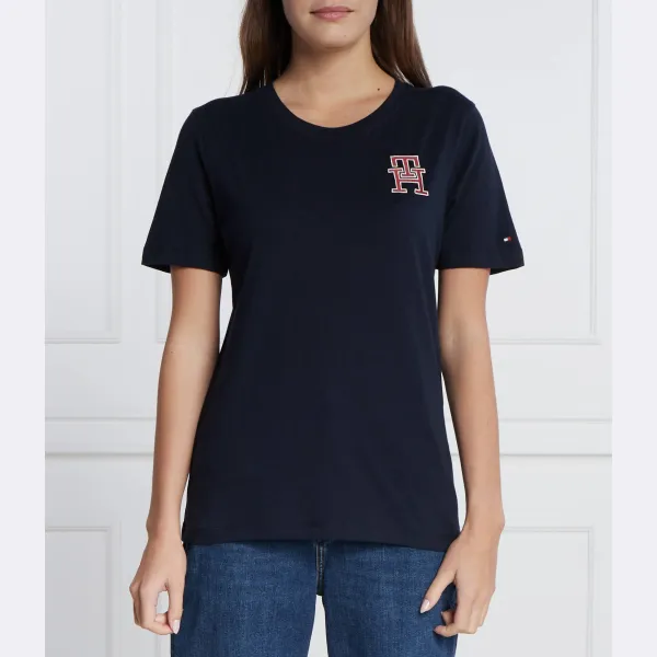 

Футболка стандартного кроя imd mdrn reg c-nk ss Tommy Hilfiger, синий