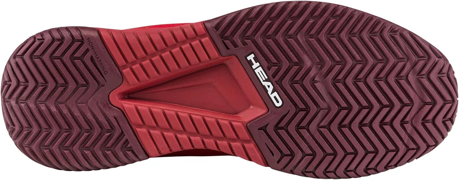 Кроссовки теннисные HEAD Junior Sprint Pro 4.0, Red/Dark Red — фото 4