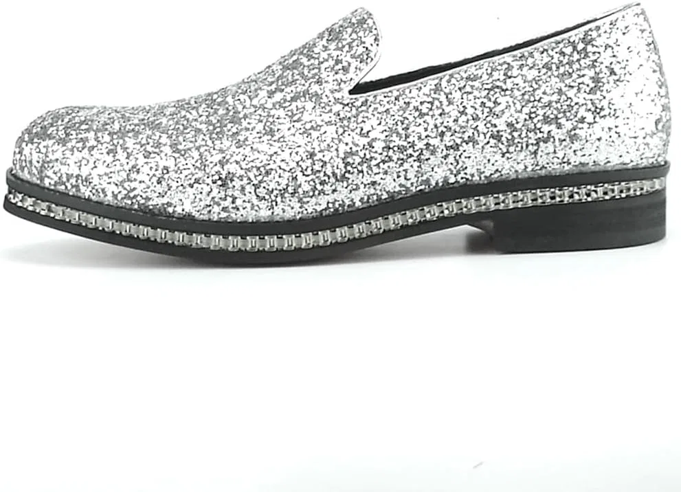 Лоферы FI-7118 Glitter Slip on, Silver Fiesso by Aurelio Garcia — фото 3