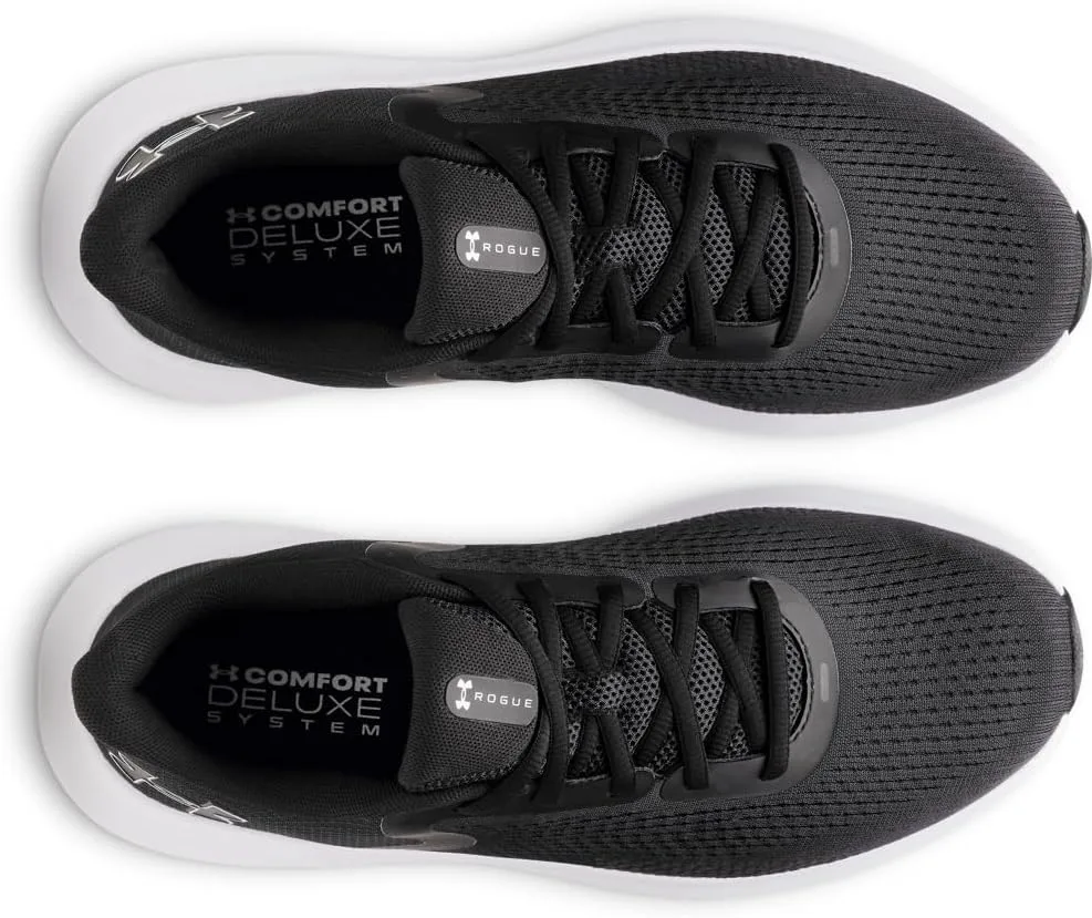 Мужские кроссовки Under Armour Charged Rogue 5, черно-белый — фото 4