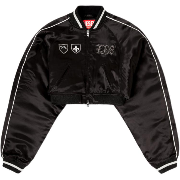 

Куртка на молнии G-OSPEL-CP с аппликацией Diesel, черный