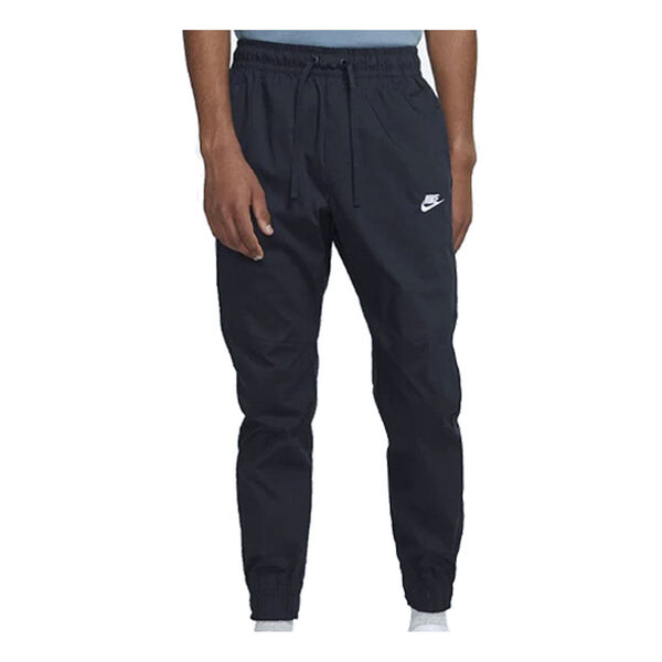 

Брюки sportswear swoosh woven bundle feet long pants navy blue Nike, синий