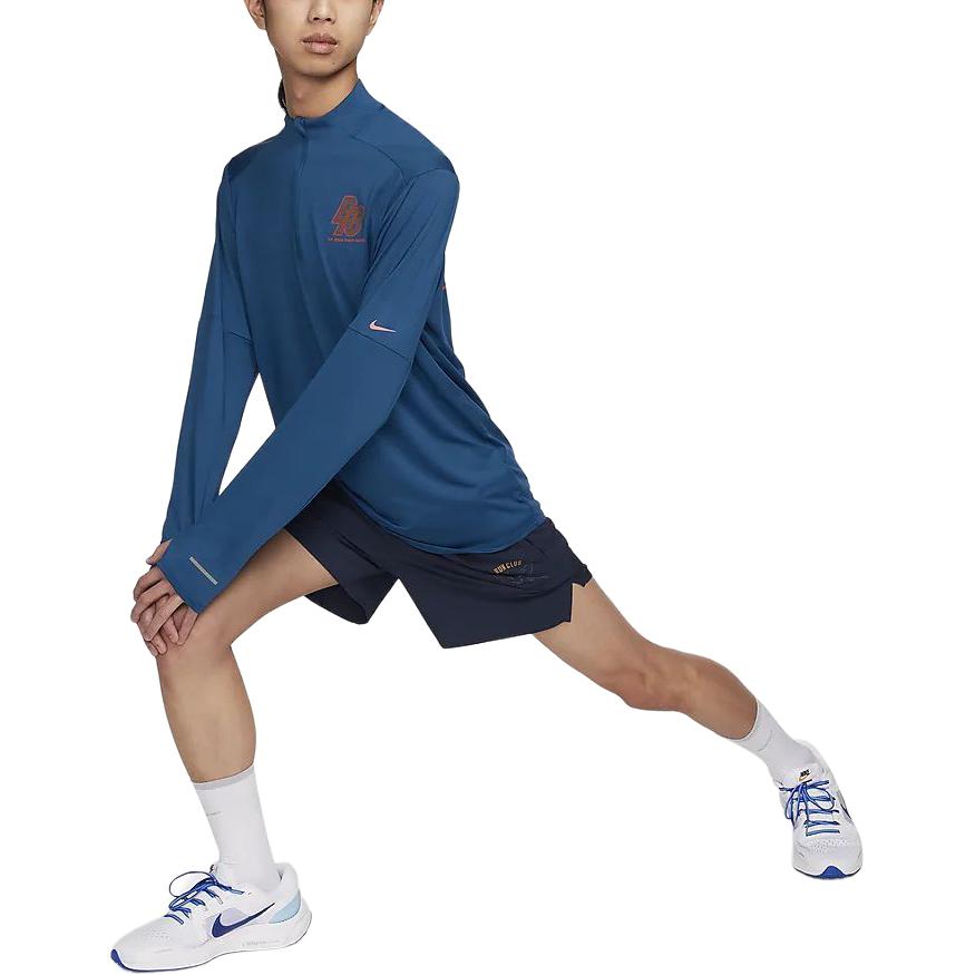Футболка мужская Courtyard Blue Nike, Garden Blue — фото 4