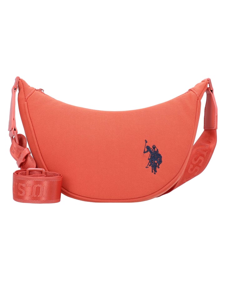 

Наплечная сумка U.S. Polo Assn., цвет coral