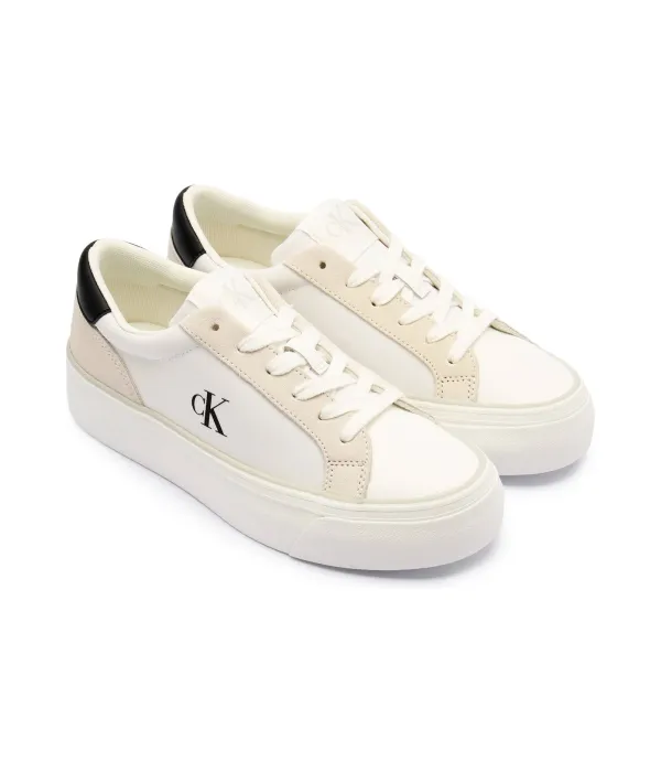 Кроссовки Vulc на плоской платформе Calvin Klein, белый — фото 3