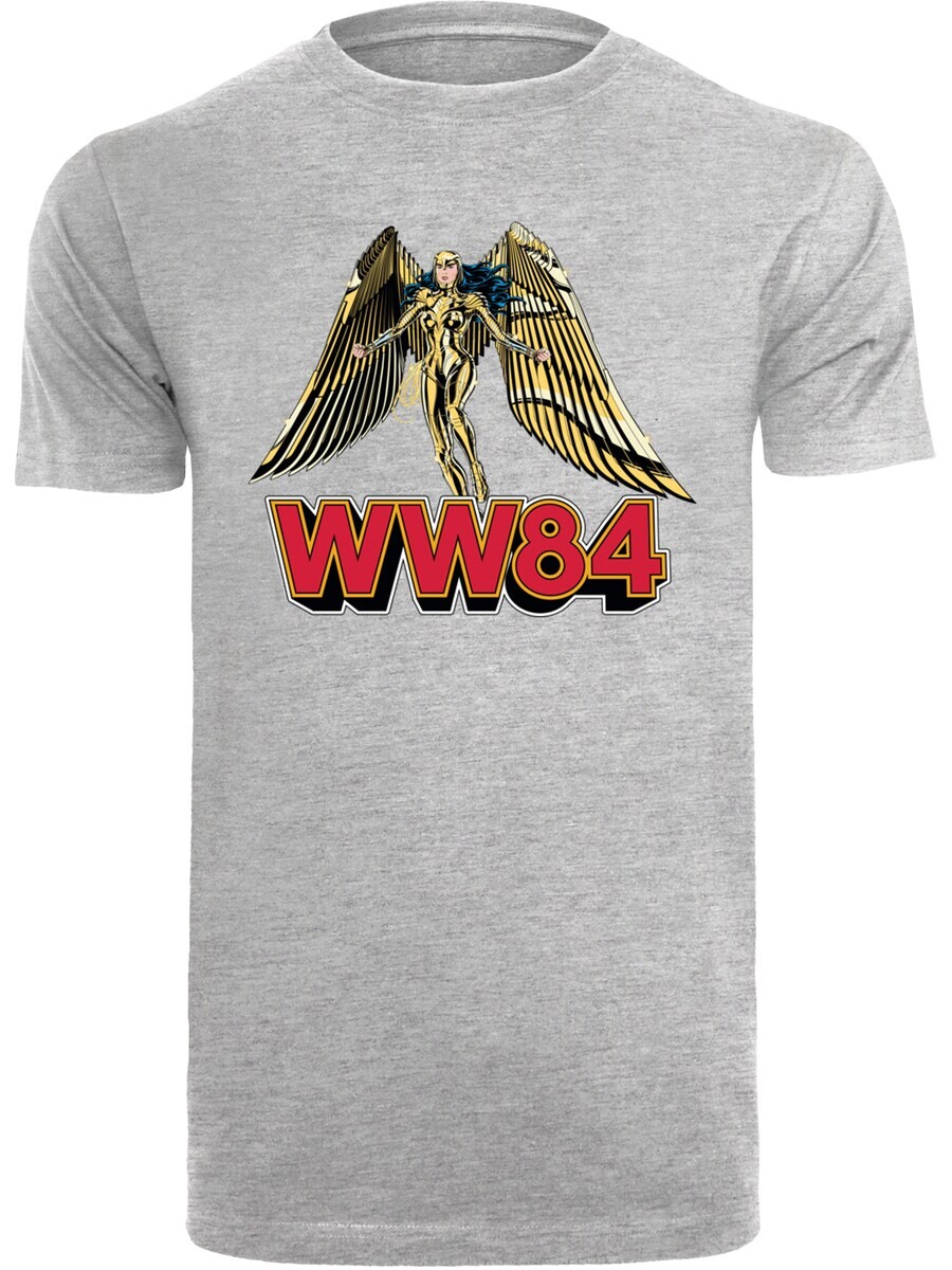 

Классическая футболка F4NT4STIC Shirt DC Comics Wonder Woman 84 Golden Armour, пятнистый серый