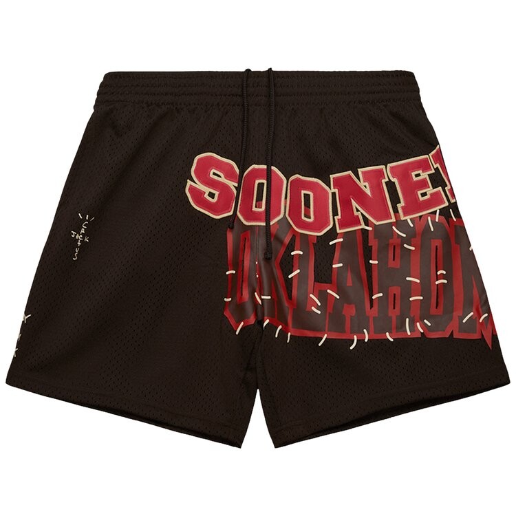 

Шорты Cactus Jack By Travis Scott Cactus Jack by Travis Scott x Mitchell & Ness University Of Oklahoma Shorts, коричневый