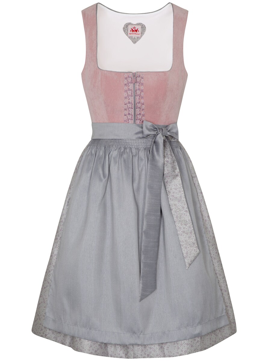 

Широкая юбка в сборку SPIETH & WENSKY Demo, цвет Grey/Light pink