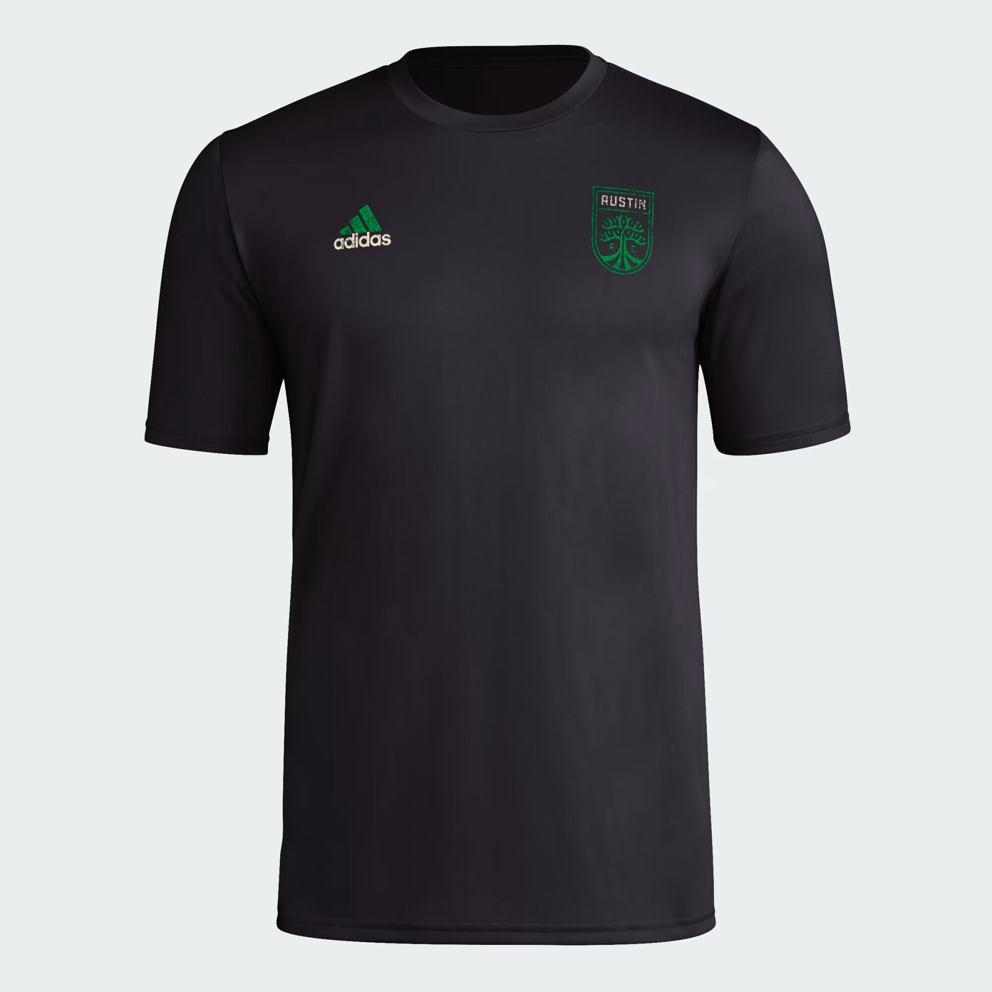 

Футболка с короткими рукавами перед игрой Austin FC Adidas, цвет Black/Mls-Asf-6ab